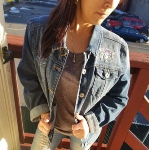 Embroidered Denim Jacket